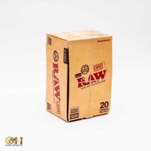 RAW CLASSIC 70mm/30mm CONES 20PACK 12/Display