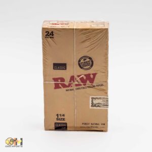 RAW 645 NATURAL UNREFINED 1 1/4 BX/24