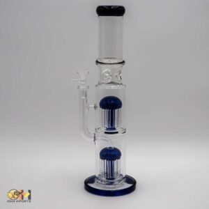 Double Percolator w/ ice catcher water bong
