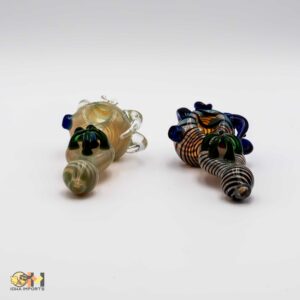 Fancy mix color Glass Hand Pipe