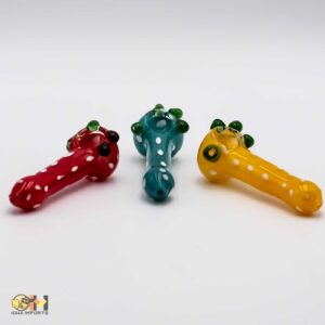 Medium mix color Glass Hand Pipe
