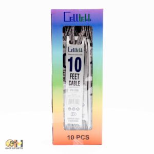 CELLTEKK REFILL 10FT IPHONE CABLE 10CT