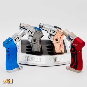 61599-1/Scorch Torch Zero Table Torch/assorted color/6"/6ct