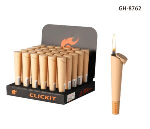 GH 8762 - Large Cigarette(Pre-Roll Shape) Lighter (30PCS/DISPLAY)
