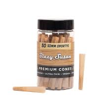 BLAZY SUSAN UNBLEACHED 53MM CONE SHORTYS (50CT JAR)
