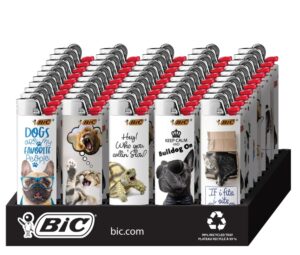BIC LIGHTER ANIMAL LOVER 50CT/DISPLAY