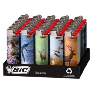 BIC® SPECIAL EDITION OUTDOORS SERIES POCKET LIGHTERS 50CT/TRAY