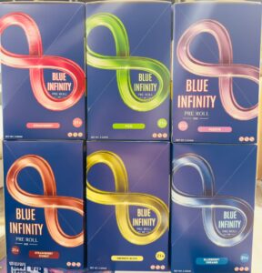 Blue Infinity Pre Roll Blue Lotus Infused Flower