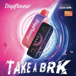 Digi Flavor BRK Battery 1000Mah Adaptive Color & 3D Screen 5ct / Box