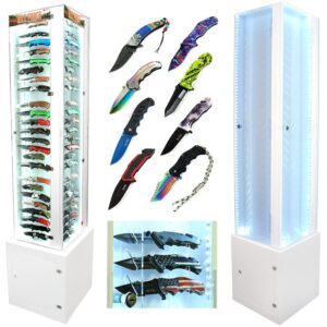 KNIVES, 4 SIDE, FLOOR, LED, TURNTABLE, 96 SET