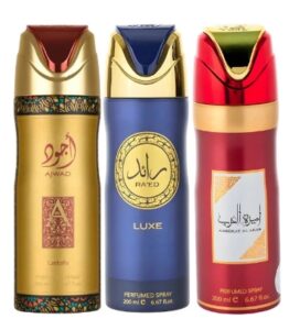 LATTAFA PERFUMED SPRAY/ DEODORANT (MADE IN UAE) (200ML) 6.67FL.OZ BOTTLE