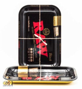 RAW BLACK ROLLING TRAY