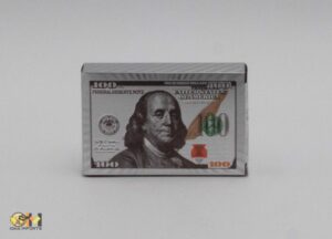 DOUBLE CROSS, PLAYING CARD, $100, SILVER,  10PC SET