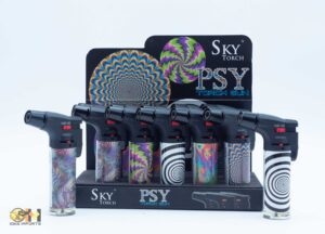 SK101PS- 4"Psychedelic Side-Torch 15ct