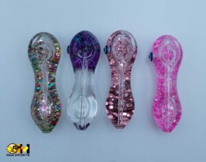 5" HEAVY OIL PIPE GLOW IN SPARKLES 8CT