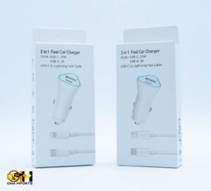 2 IN 1 Fast Car usb-c to lightning IPH cable 12pcs/Pkt