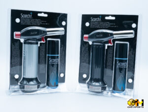 51364-B/BS-600/Scorch Torch Large table torch w/100ml gas in a blister pack7"