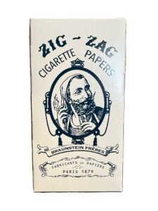 Zig Zag Braunstein Freres Vintage Series Natural Gum Rolling Papper 24ct/Box (Original White)