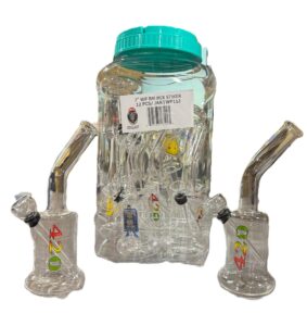 WP112- 7" Water Pipe RM Mix Stiker 12ct/Jar