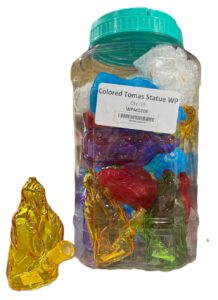 WPM0208- Colored Tomas Statue WP 15ct/Jar
