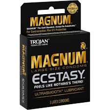 Trojan Magnum Ecstacy 3'S/ 6ct