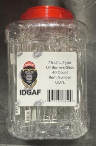 OB7L- 7" L Type OB/Slide 40ct/Jar