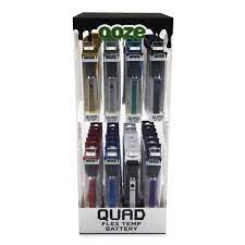 Ooze Quad Battery - Assorted Colors - 48ct Display