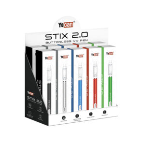 YOCAN STIX 2.0 BUTTONLESS VV PEN 350mAh KIT 10CT/BOX