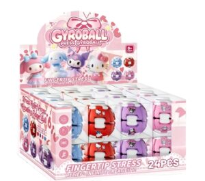 KITTY DOLL PRESS GYROBALL FINGERTIP STRESS RELIEF-INFINITE CREATIVITY! 24CT/ DISPLAY