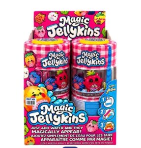 MAGIC JELLYKINS SURPRISE SHAKE JAR LARGE WATER REVEAL SQUISHY TOY 8CT/JARS BOX