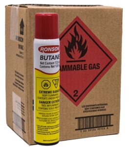 Ronson Butane 135ML 12CT/display