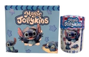 STITCH CHARACTER MAGIC JOLLYKINS SURPRISE SHAKE JAR LARGE WATER REVEAL SQUISHY TOY 12CT/JARS BOX